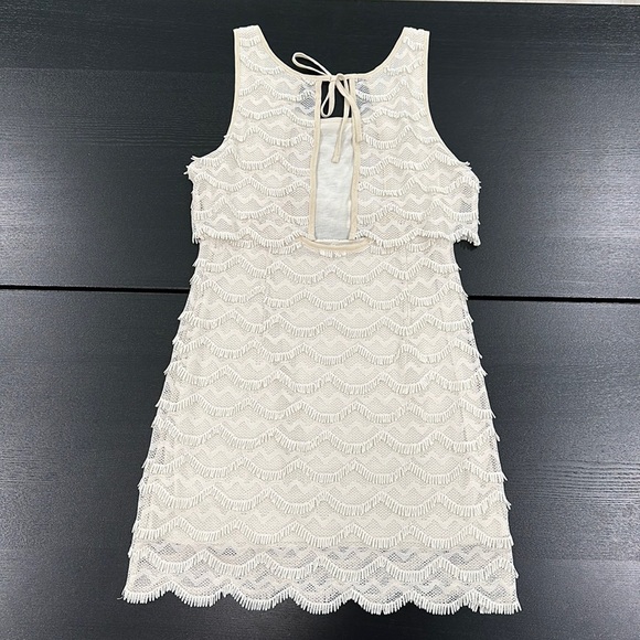 Cooperative Urban Outfitters Layered Fringe Mini Dress - M - Picture 3 of 9